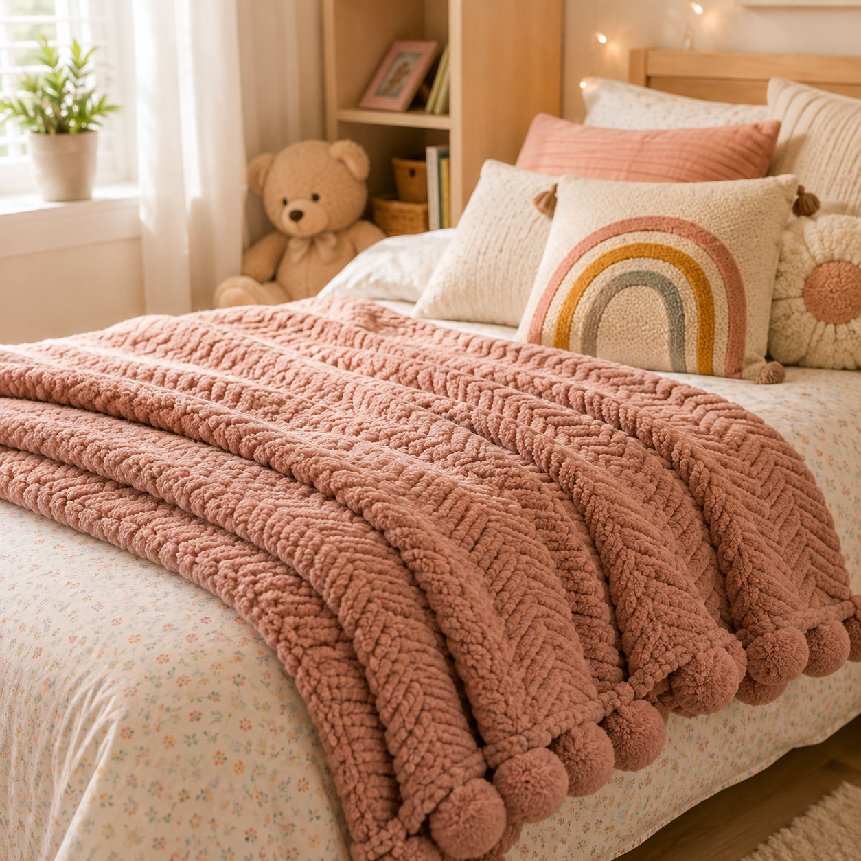 4. Cozy Throw Blanket