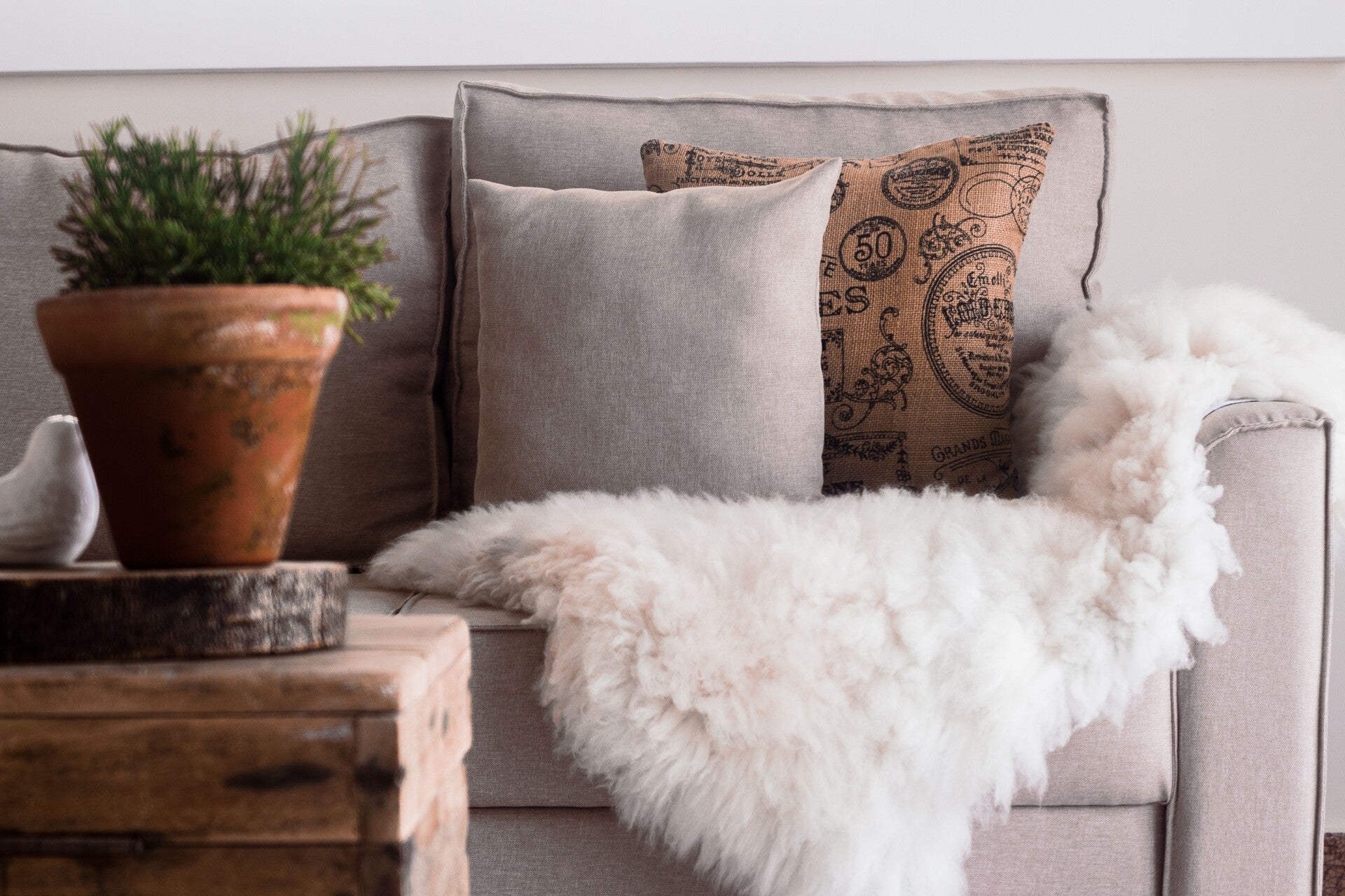 Add Cozy Textures with Throws and Decorative Pillows